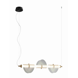 8341MDM-3 CL BLACK+CLEAR (1) Люстра NW