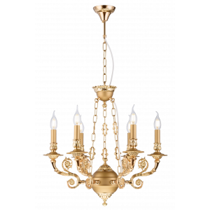 7024/6 FG+PEARL GOLD (1) Люстра NW