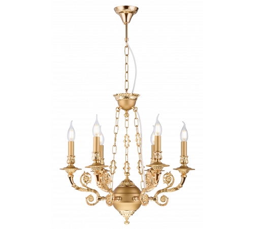 7024/6 FG+PEARL GOLD (1) Люстра NW