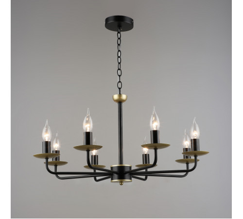 7052/8 BK+GD (1) Люстра RL