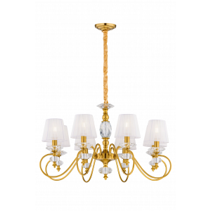 2237P/8 PT BRS (1) Люстра NW