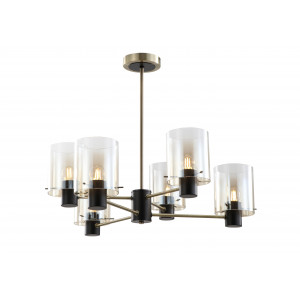 15600STD/6 BK+AB (1) Люстра NW #