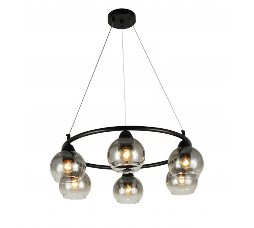07331/6 BLACK (1) Люстра (RL)