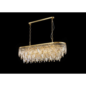 F7-L1000*W300*H300 OVAL H GOLD (1) Люстра (NW) #