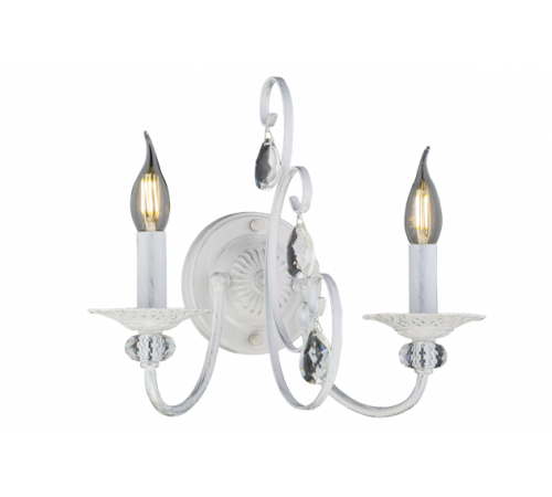 B1017/2W WH+SIL (1/10) Бра NW #