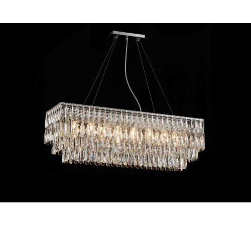 NW075-L1000*W300*H340 RECTANGLE CHROME (1) Люстра (в 2-х коробках) NW #