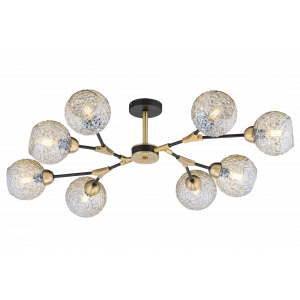 40253MD/8 MBK+AB (1) Люстра (NW)