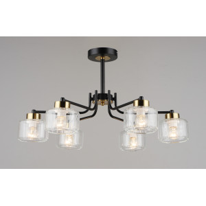 6834/6 BK+COP (1) Люстра (RL) #