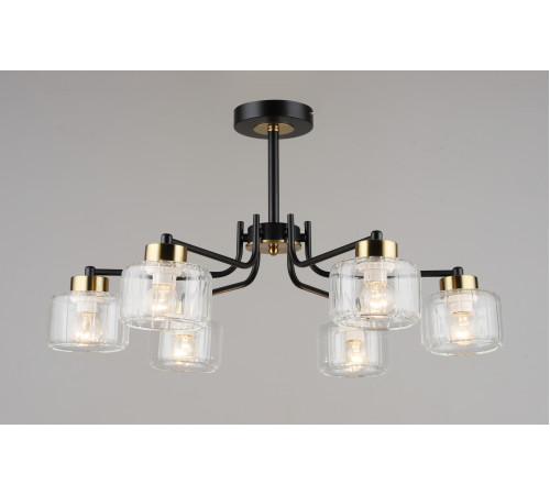 6834/6 BK+COP (1) Люстра (RL) #