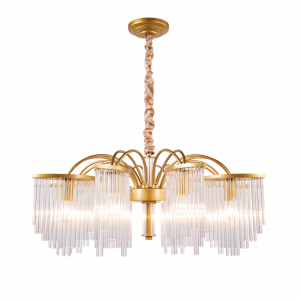 5597A/8 SP BRS+CL (1) Люстра NW