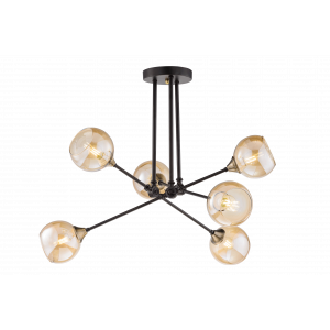 4797/6 BK+AB (1) Люстра (RL)