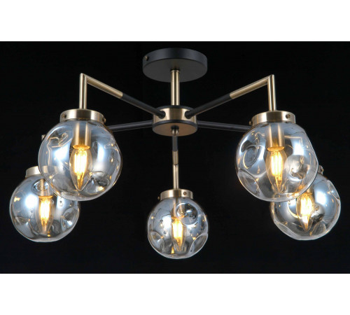 40383MD/5 MBK+AB (1) Люстра NW #