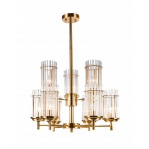 9234P/6+3 PT BRS (1) Люстра (NW)