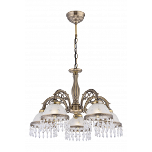 95002/5P AB+WT (1) Люстра (RL)