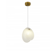 2814-DW-1 BRASS CANOPY+WHITE (1) Люстра NW #