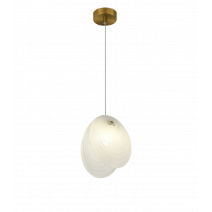 2814-DW-1 BRASS CANOPY+WHITE (1) Люстра NW #