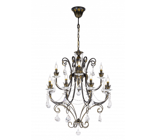 47371/4+8P BK (1) Люстра