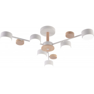 GX3758-6 WT+WOOD (1) Люстра RL