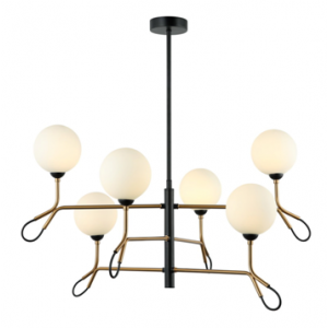 4929MDM/6 BK+BRO (1) Люстра NW