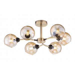 74361/6 BRONZE+BLACK (1) Люстра (RL)