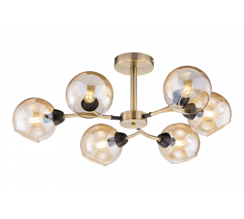 74361/6 BRONZE+BLACK (1) Люстра (RL)