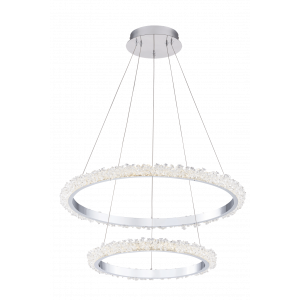 7299-2C65 CHROME+FINISH+CLEAR CRISTALL (1) Люстра NW