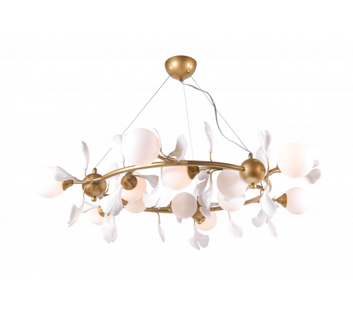 2661A/12 SPRAY PAINT BRASS+WHITE (1) Люстра NW