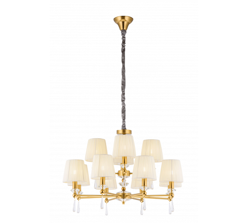 8902/8+4LT BRASS (1) Люстра (NW)