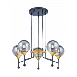 81908/5 BLACK+GOLD (1) Люстра NW