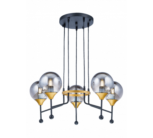 81908/5 BLACK+GOLD (1) Люстра NW