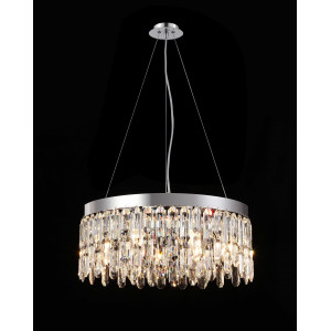 F6-ф500*H220(1200) CHROME (1) Люстра подвесная (NW) #