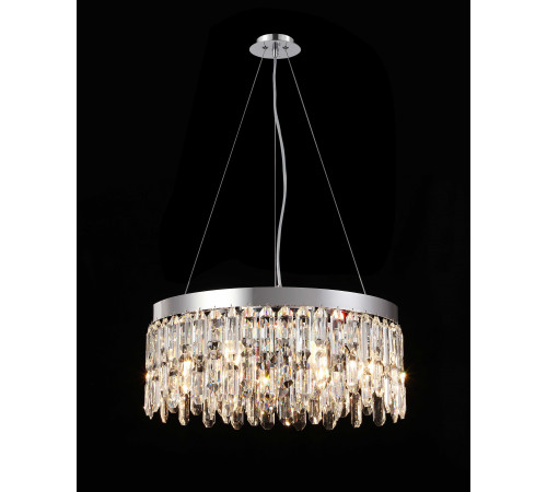 F6-ф500*H220(1200) CHROME (1) Люстра подвесная (NW) #