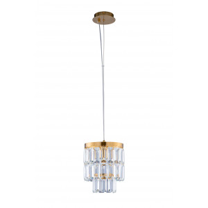 2752P/1A PLATING BRASS+CLEAR (1/6) Люстра NW #