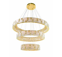 6029E/200W GOLD+CLEAR (1) Люстра (в 2-х коробках) NW