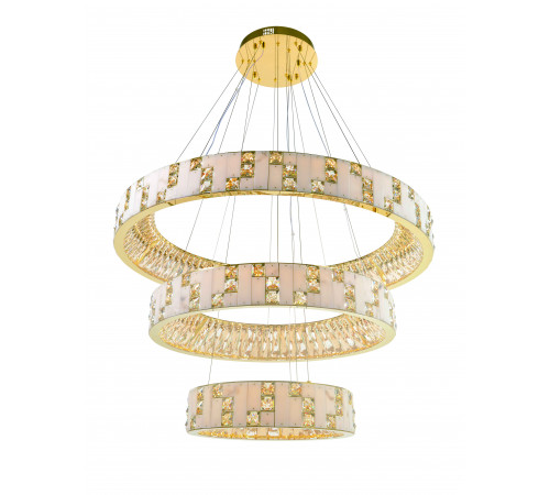 6029E/200W GOLD+CLEAR (1) Люстра (в 2-х коробках) NW