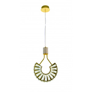 6019E/10W GOLD+CLEAR (1) Люстра NW