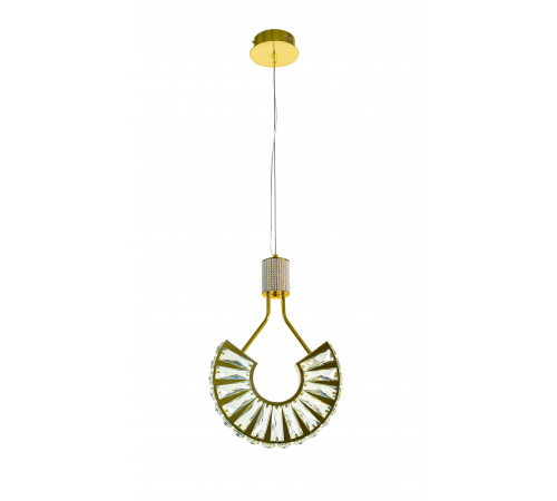 6019E/10W GOLD+CLEAR (1) Люстра NW