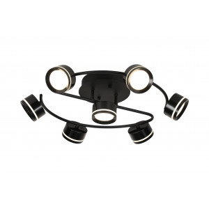 9493/6+1 BLACK (1) Люстра (RL)