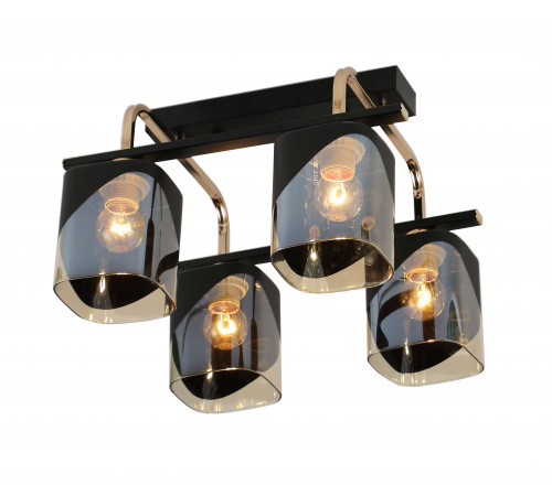 07212/2+2 BLACK+GOLD (2) Люстра (RL) #