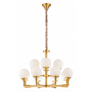 8683/8+4LT BRASS (1) Люстра NW