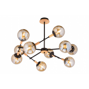 4900/10 BK+WOOD (1) Люстра (RL) #