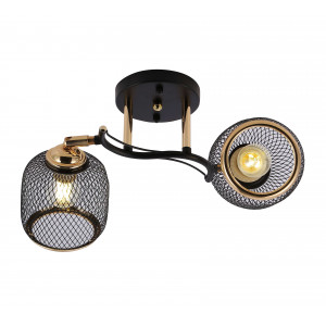 06443/2 BLACK+GOLD (4) Люстра (RL) #