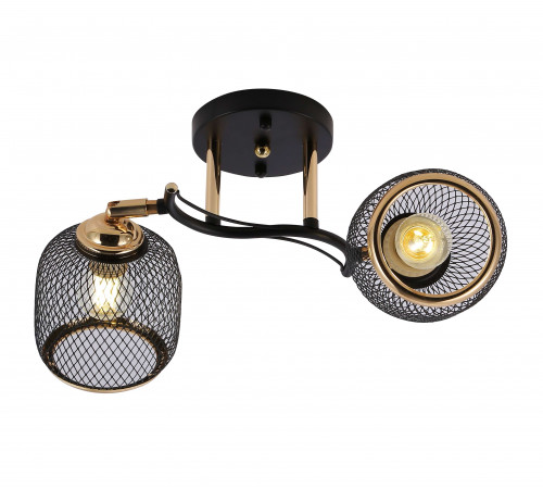 06443/2 BLACK+GOLD (4) Люстра (RL) #