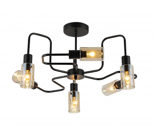 74811/6 BLACK (1) Люстра (RL)