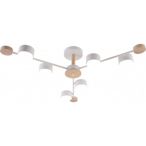 GX3751-6 WT+WOOD (1) Люстра RL