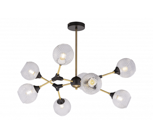 4858/8 AB+BK (1) Люстра (RL) #