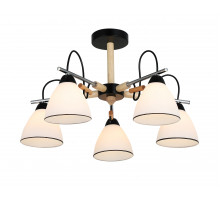 26011/5 CHROME+BLACK (1) Люстра RL