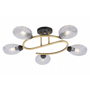 40300MD/5 MBK+AB (1) Люстра (NW)