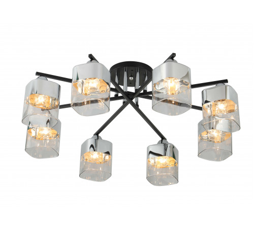07275/8 BLACK+CHROME (1) Люстра (RL)